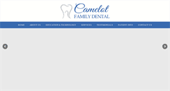 Desktop Screenshot of camelotfamilydental.com
